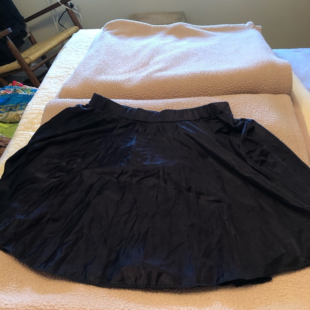Curtain Call Costume Girls Black full Skirt